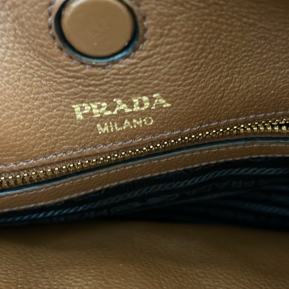 PRADO Milano Vit. Daino Nocciolo Bag w/Dustbag/Prada box - Picture 9 of 14
